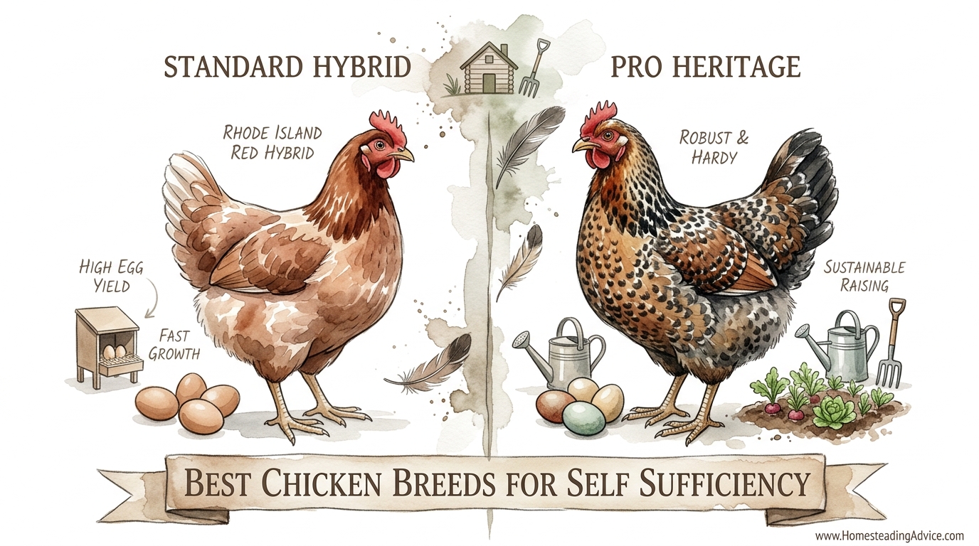 Best Chicken Breeds For Self Sufficiency