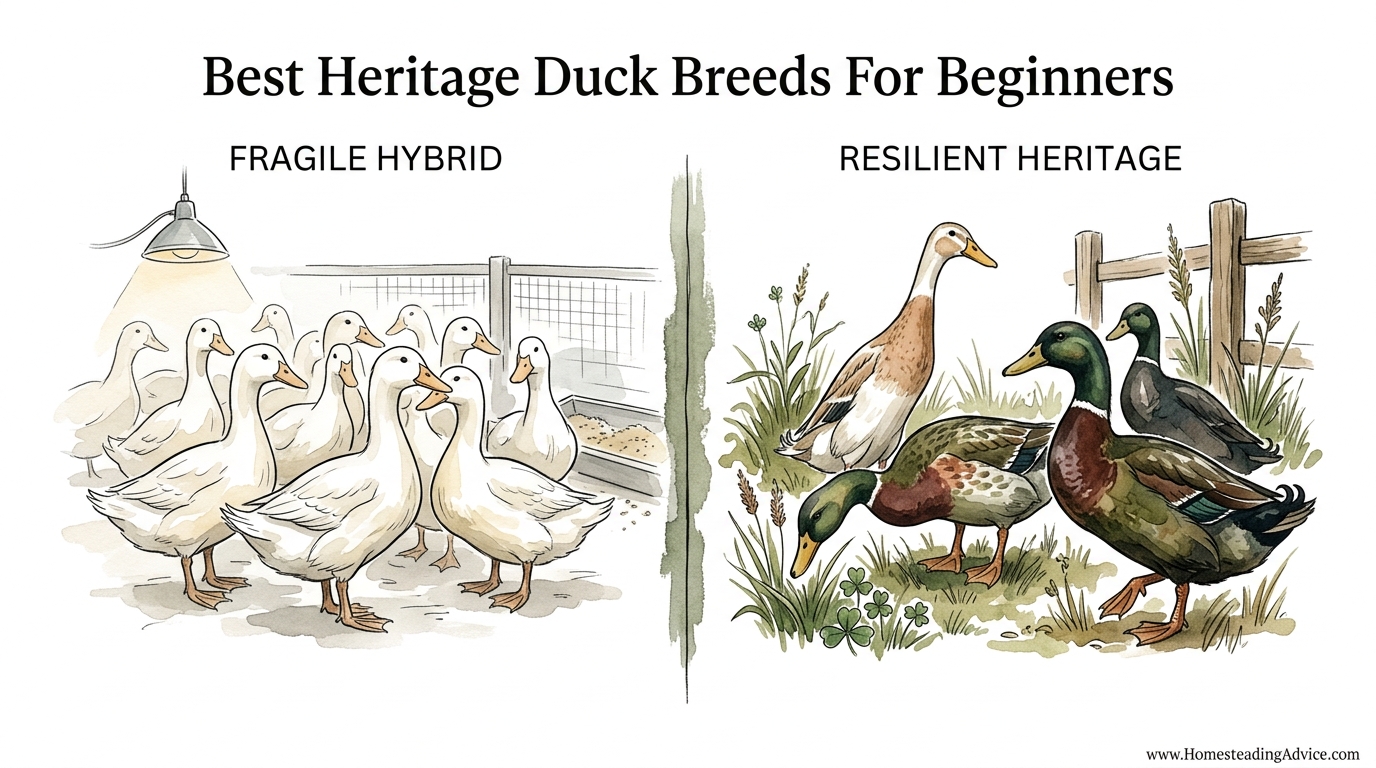 Best Heritage Duck Breeds For Beginners
