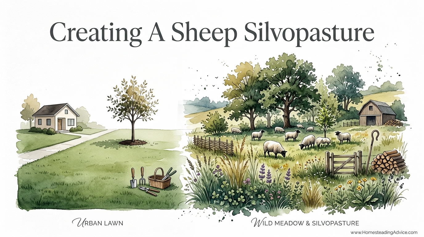 Creating A Sheep Silvopasture