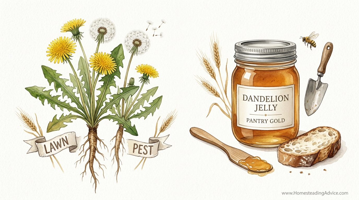 Foraged Dandelion Jelly Recipe