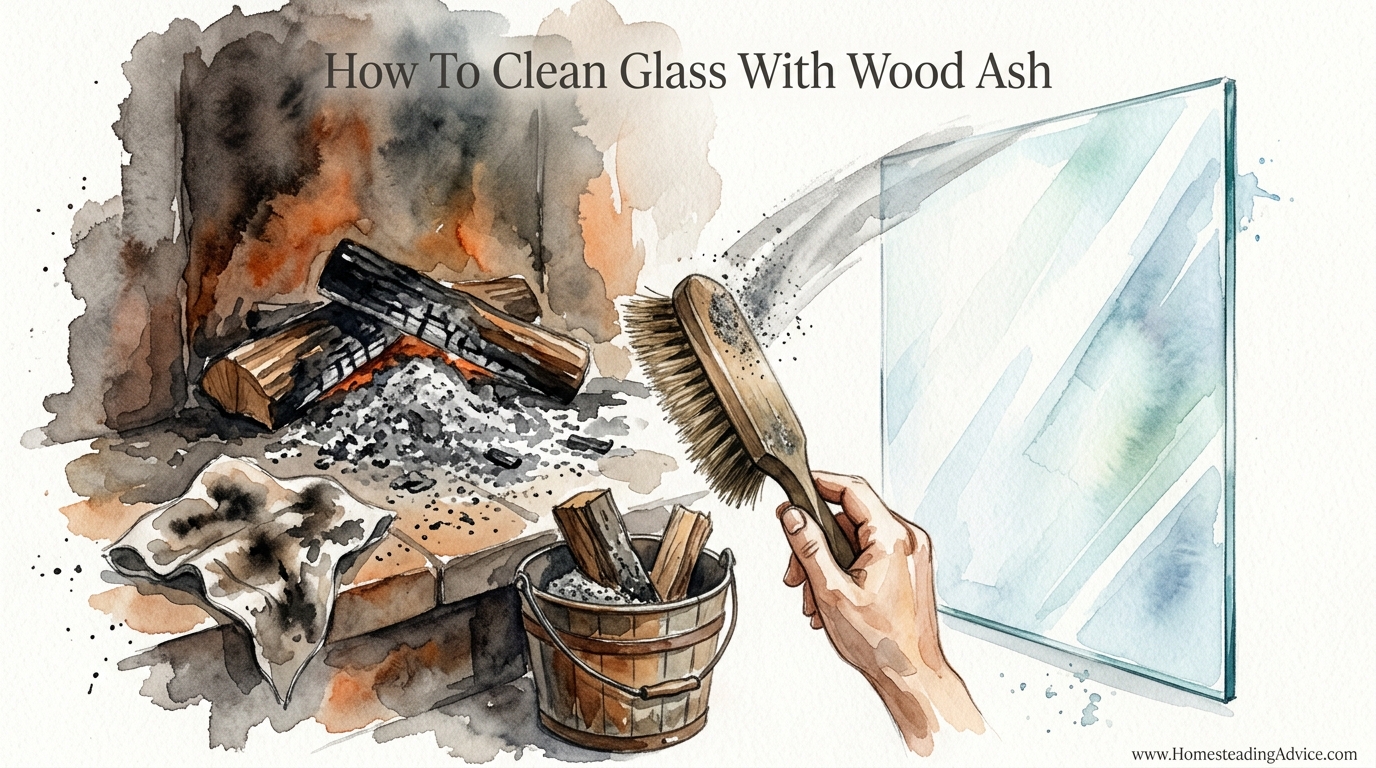 How To Clean Glass With Wood Ash