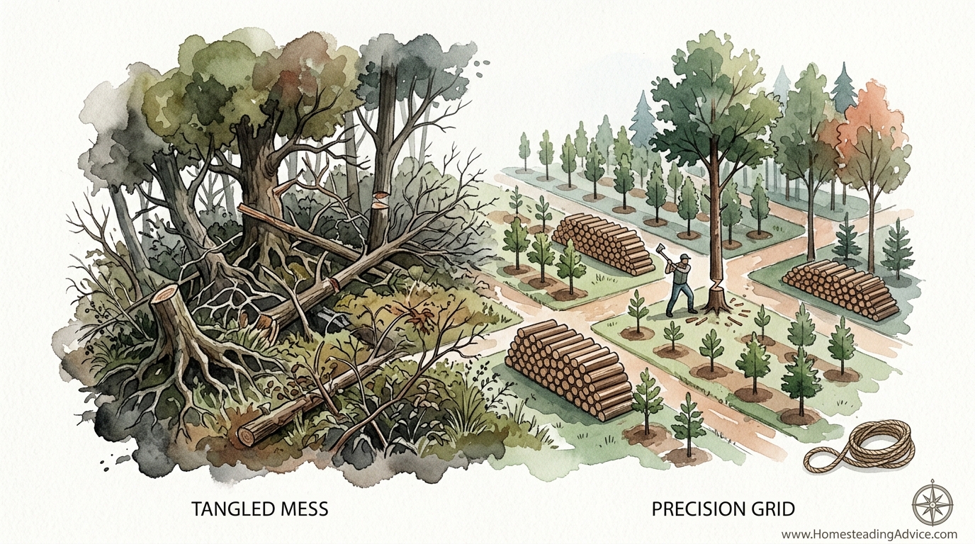 How To Fell Trees For Woodlot Management