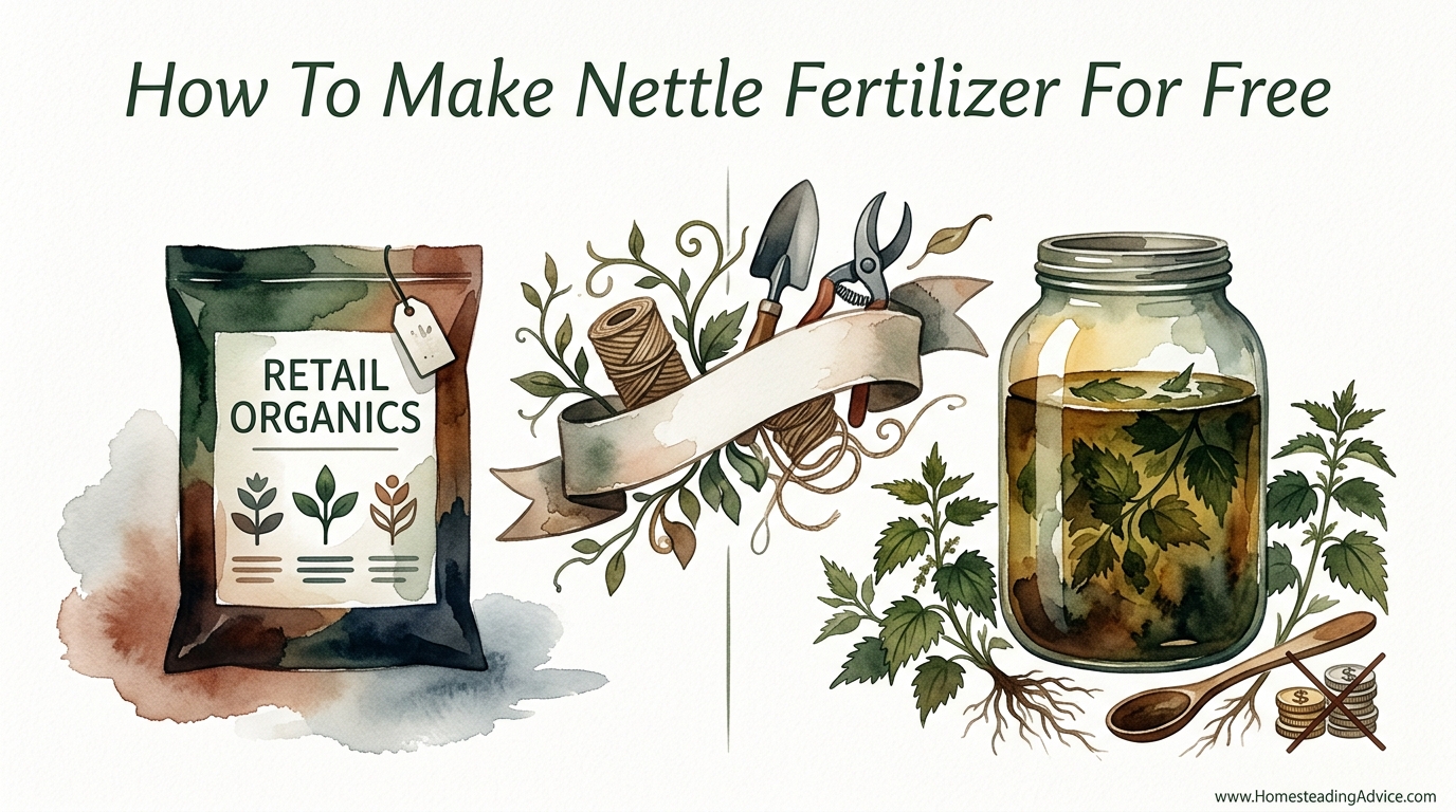 How To Make Nettle Fertilizer For Free