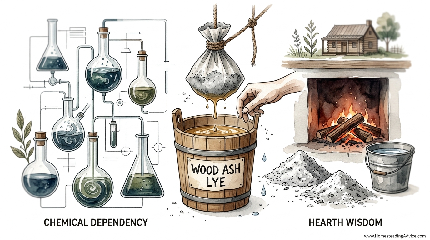 How To Make Soap Lye From Wood Ash