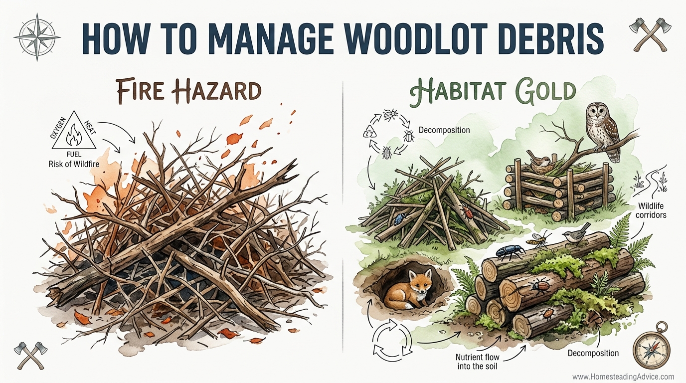 How To Manage Woodlot Debris