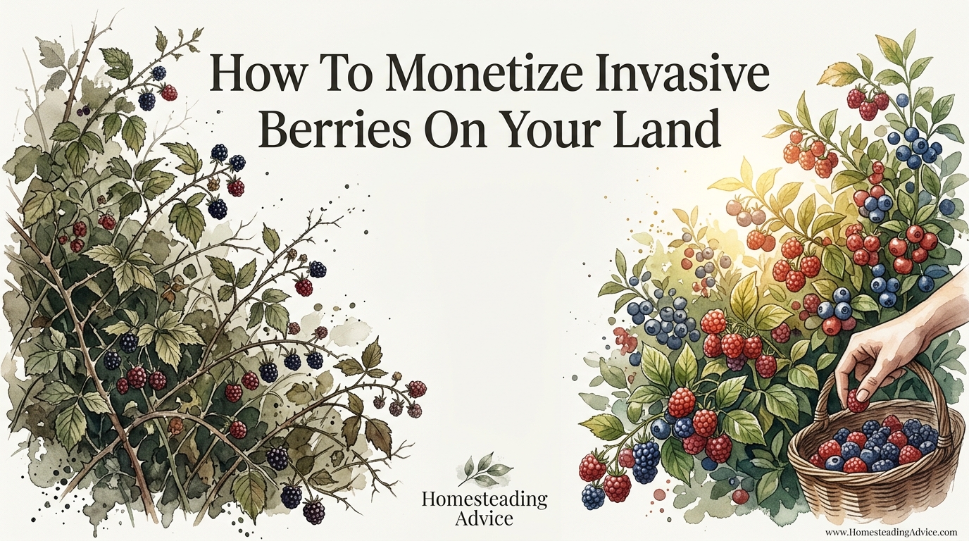 How To Monetize Invasive Berries On Your Land