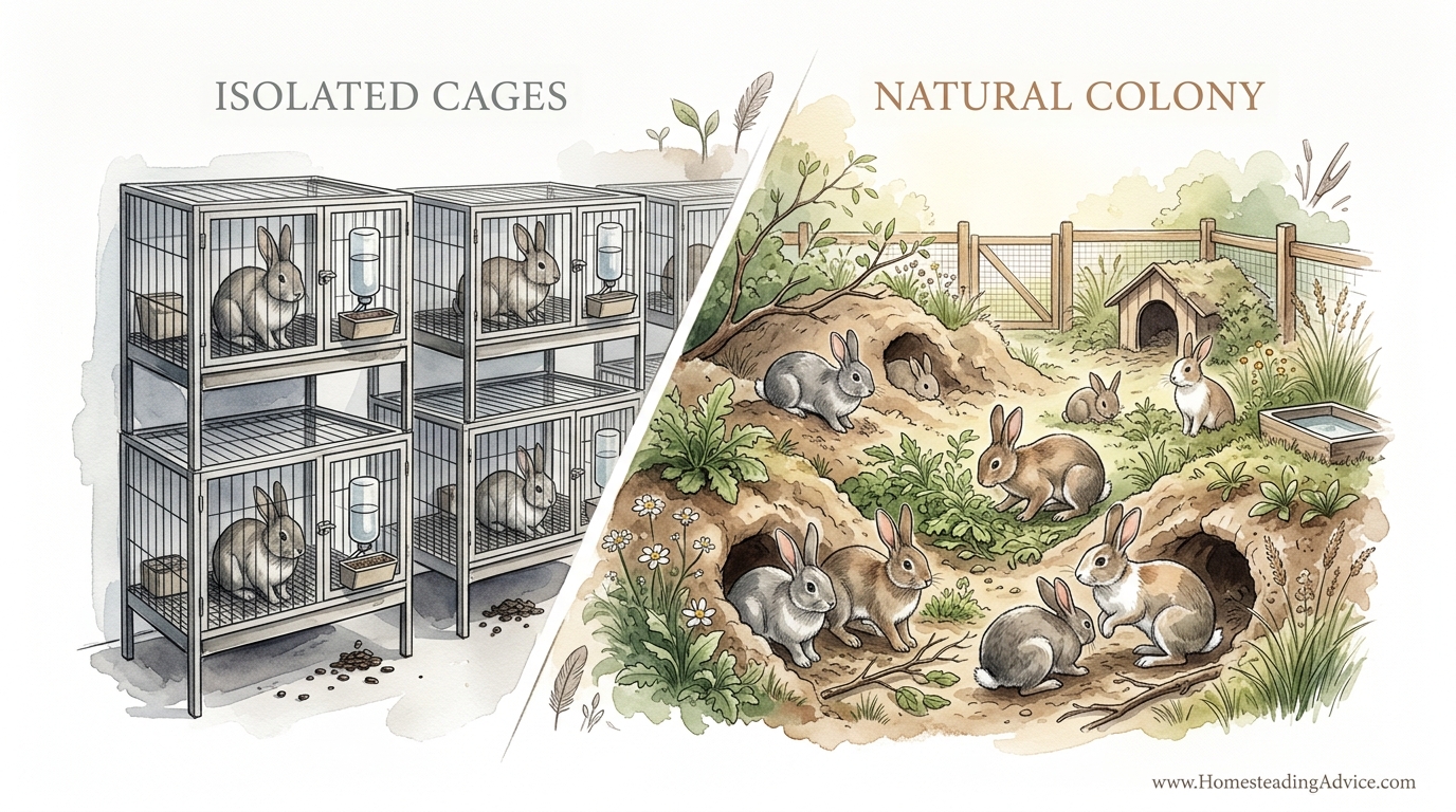 How To Raise Rabbits In A Natural Colony