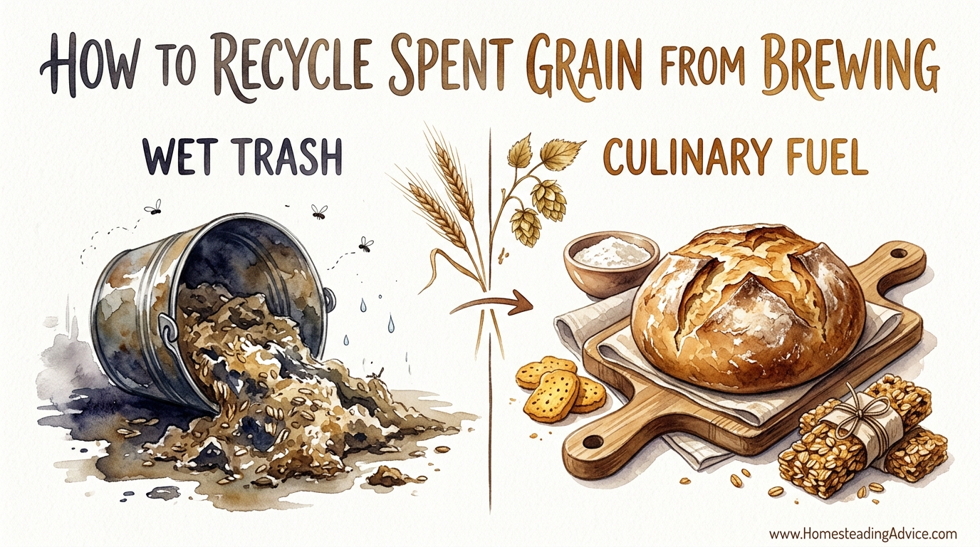 How To Recycle Spent Grain From Brewing