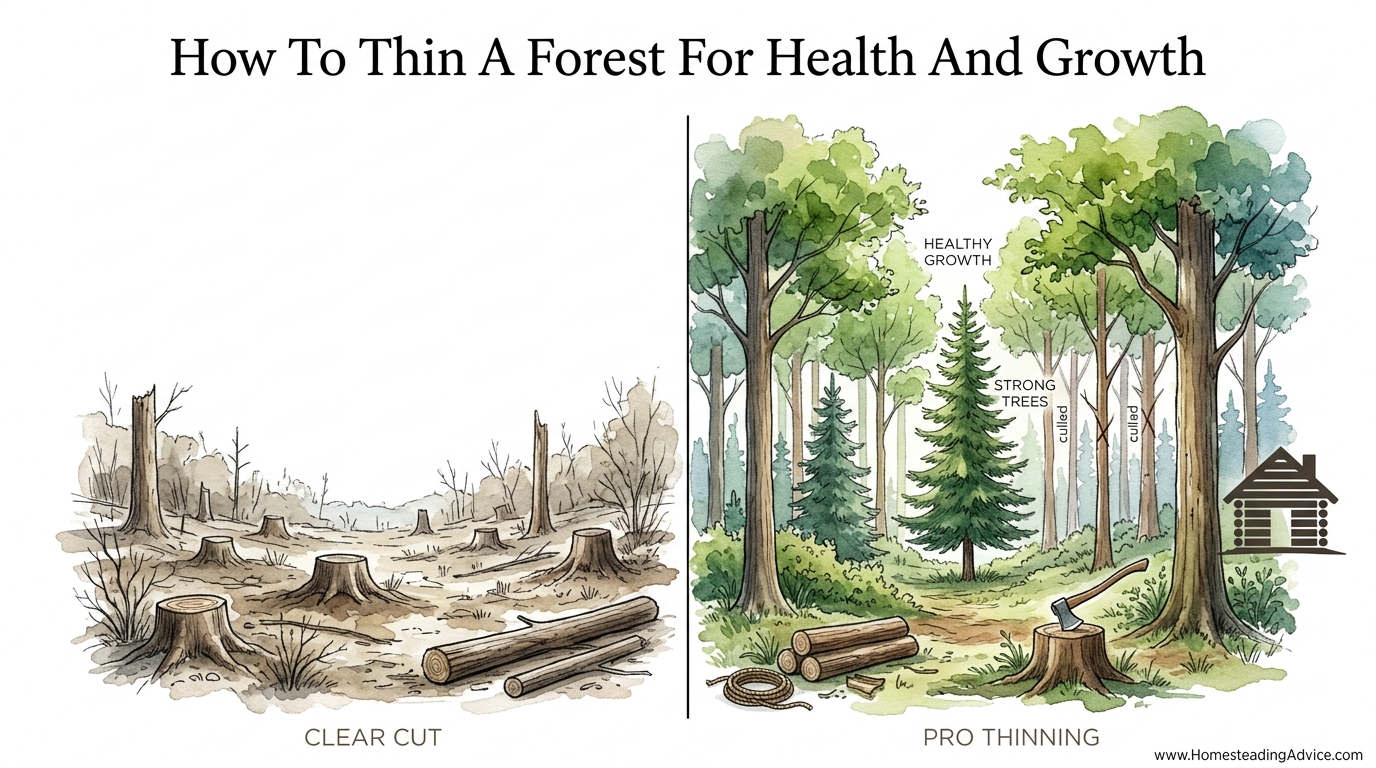 How To Thin A Forest For Health And Growth