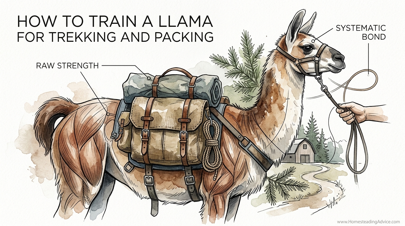 How To Train A Llama For Trekking And Packing