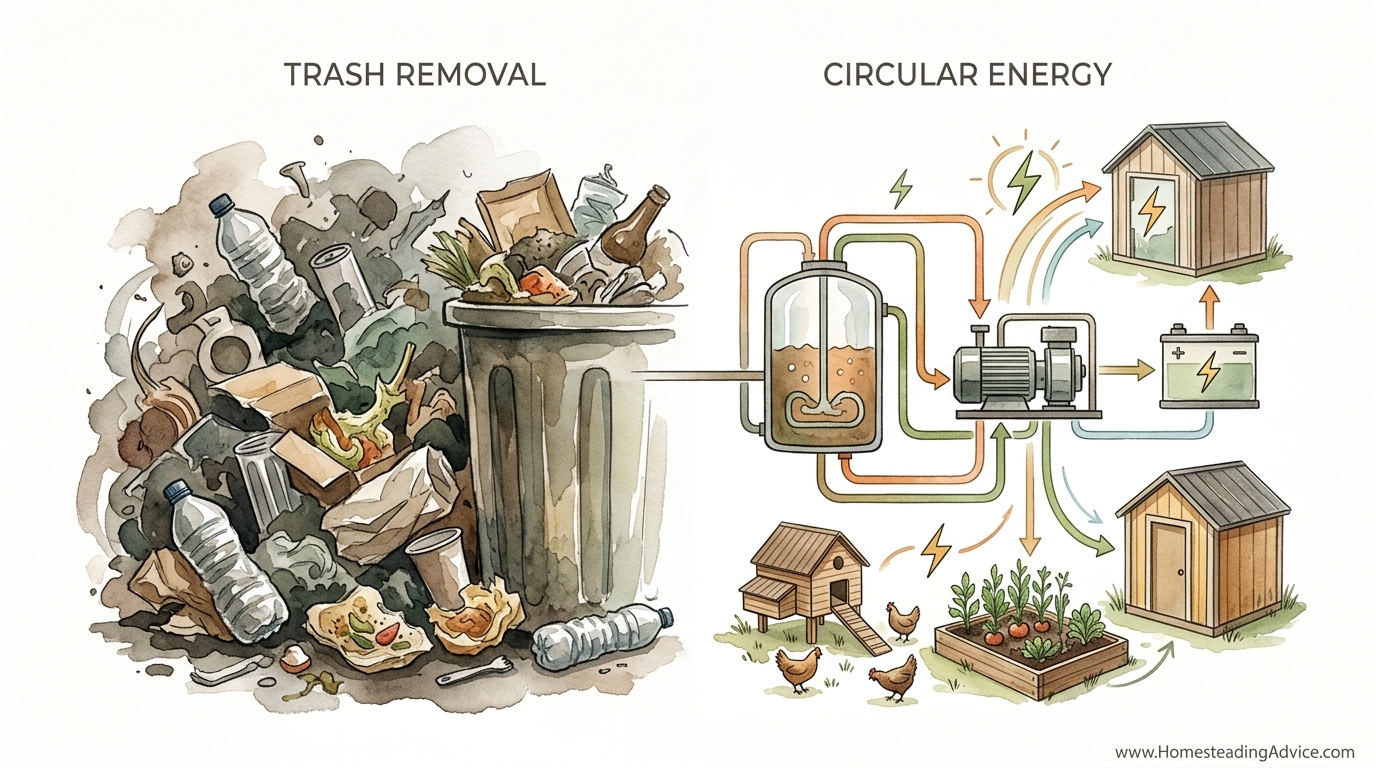 How To Turn Your Trash Into A Home Power Plant