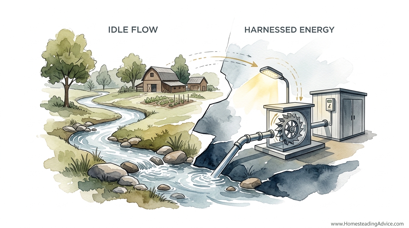 Micro Hydro Power Generation Basics