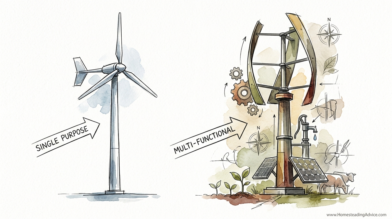 Multi-Functional Wind Turbine Guide