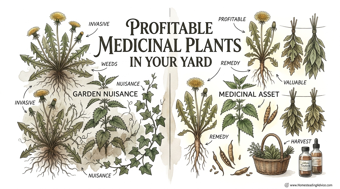 Profitable Medicinal Plants In Your Yard