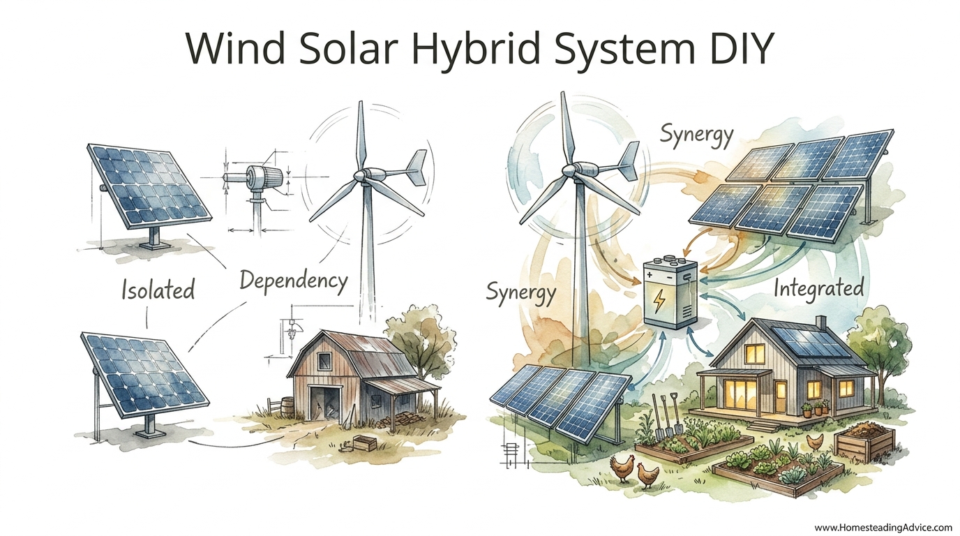 Wind Solar Hybrid System DIY